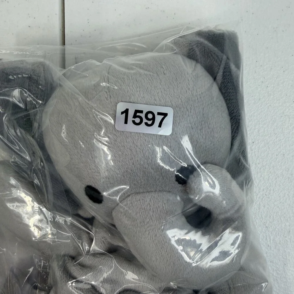 Pro Goleem Elephant Lovey Soft Security Blanket Snuggle Toy Minky Satin Trim‎